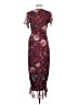 Vone 100% Polyester Burgundy Cocktail Dress Size 2 - photo 2