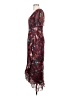 Vone 100% Polyester Burgundy Cocktail Dress Size 2 - photo 5
