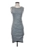 Leith Solid Gray Cocktail Dress Size S - photo 1