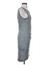 Leith Solid Gray Cocktail Dress Size S - photo 4