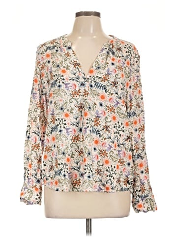 DKNY Jeans 3/4 Sleeve Blouse (view 1)