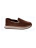 TOMS 100% Leather Brown Flats Size 8 1/2 - photo 1