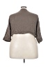 Torrid Gray 3/4 Sleeve Button-Down Shirt Size 4X Plus (4) - photo 2