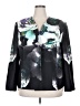 Tahari by ASL Print Black Blazer Size 20w - photo 1