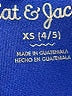Cat & Jack Blue Rash Guard Size X-Small  4/5 - photo 4