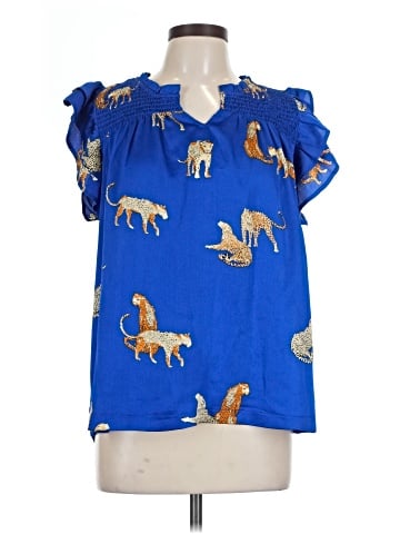 Umgee Short Sleeve Blouse (view 1)