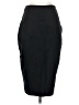 Express Solid Black Formal Skirt Size 2 - photo 1