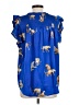 Umgee Blue Short Sleeve Blouse Size L - photo 2