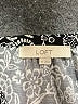Ann Taylor LOFT 100% Polyester Paisley Black Short Sleeve Blouse Size XS - photo 7