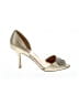 Badgley Mischka 100% Leather Gold Heels Size 8 1/2 - photo 1