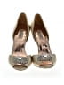 Badgley Mischka 100% Leather Gold Heels Size 8 1/2 - photo 2