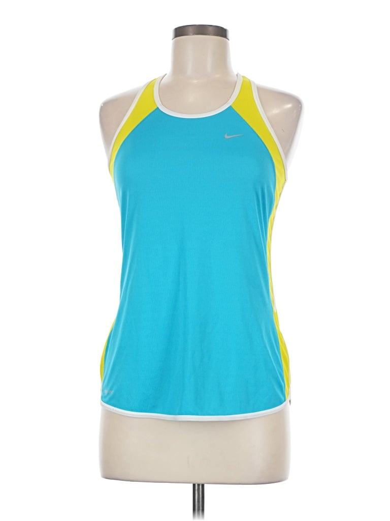 Pre-owned Nike Active Tank Top In Blue
