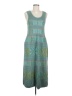 Peruvian Connection Argyle Teal Casual Dress Size M (estimated) - photo 1