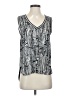 Sam Edelman 100% Polyester Silver Sleeveless Blouse Size S - photo 1