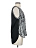 Sam Edelman 100% Polyester Silver Sleeveless Blouse Size S - photo 4