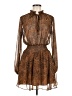 Forever 21 Animal Print Brown Cocktail Dress Size MedEstimated - photo 1