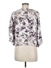Assorted Brands 100% Rayon Purple 3/4 Sleeve Blouse Size M - photo 2