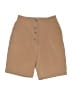 Petite Studio New York Solid Tan Khaki Shorts Size XS - photo 1