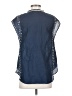 Calypso St. Barth Blue Sleeveless Blouse Size XS - photo 2