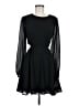 Lulus 100% Polyester Solid Black Cocktail Dress Size M - photo 1