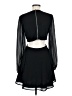 Lulus 100% Polyester Solid Black Cocktail Dress Size M - photo 2