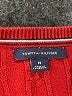 Tommy Hilfiger 100% Cotton Burgundy Pullover Sweater Size M - photo 7