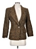 Linda Allard Ellen Tracy Tweed Brown Blazer Size 2 - photo 1