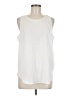 Nine West 100% Polyester Ivory Sleeveless Blouse Size M - photo 1