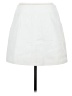 Assorted Brands 100% Cotton Solid White Casual Skirt Size M (estimated) - photo 2