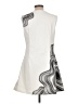 Shein Graphic Ivory Cocktail Dress Size 12 - photo 2