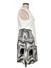Shein Graphic Ivory Cocktail Dress Size 12 - photo 4