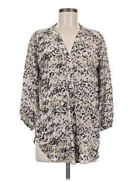 Amour Vert 3/4 Sleeve Silk Top