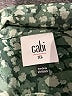 CAbi 100% Polyester Metallic Green Long Sleeve Blouse Size XL - photo 7