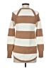 By Anthropologie Stripes Brown Pullover Sweater Size XS - photo 2