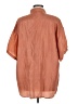 Compagnie Internationale Express 100% Silk Orange button down Size M - photo 2