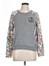 Billabong Print Gray Sweatshirt Size L - photo 1