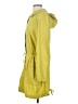 Eileen Fisher 100% Polyester Solid Green Yellow Raincoat Size S - photo 5
