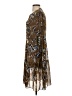 BCBGMAXAZRIA 100% Polyester Print Brown Casual Dress Size XS - photo 5