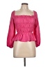 Lulus 100% Polyester Pink 3/4 Sleeve T-Shirt Size L - photo 1