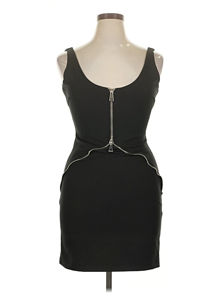 Pre-owned Zara Cocktail Dress In Black
