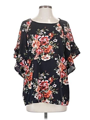 Umgee 3/4 Sleeve Blouse (view 1)