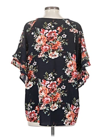 Umgee 3/4 Sleeve Blouse (view 2)