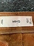 MNG 100% Polyester Brown Casual Pants Size 4 - photo 7