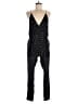 IRO 100% Silk Stars Black Jumpsuit Size EU (FR) 38 / US 6 - photo 1