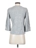 Adrienne Vittadini Gray 3/4 Sleeve Top Size S - photo 2