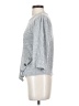 Adrienne Vittadini Gray 3/4 Sleeve Top Size S - photo 5