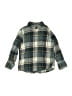 Crewcuts Outlet 100% Cotton Plaid Green Long Sleeve Button-Down Shirt Size 4 - 5 - photo 1