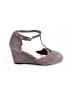 Torrid 100% Leather Gray Wedges Size 8 (wide) - photo 1