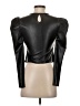 Aqua 100% Polyurethane Black Long Sleeve Top Size XS - photo 2