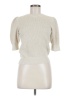 Margaret O'Leary 100% Cotton Ivory Turtleneck Sweater Size Med (1) - photo 1